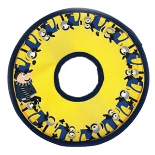 MINIONS CANVAS FRISBEE GEEL 25X25X1,2 CM