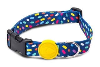 MORSO HALSBAND HOND GERECYCLED COLOR INVADERS PAARS 30-42X1,5 CM